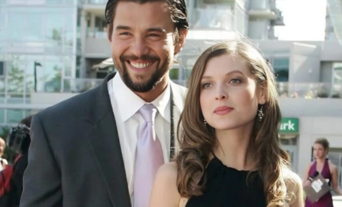 Carolin Bacic, wife of actor Steve Bacic, known for her private family life in Canada