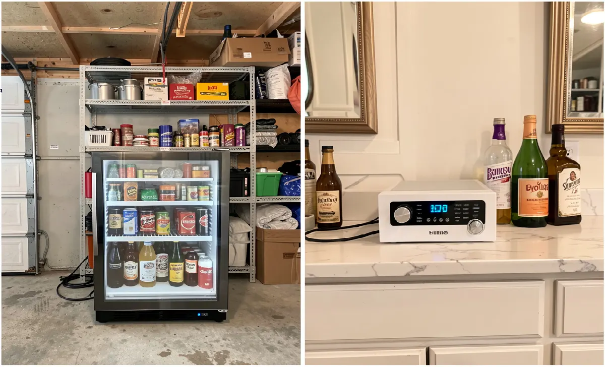 Comparison of compressor and thermoelectric Barkÿhlschrank models side by side