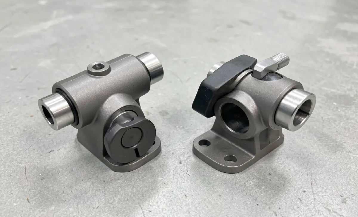 Fixed and adjustable angle head spindle comparison for CNC machining