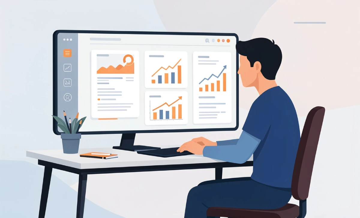 Blogger using Blogsternation.com dashboard to manage blog content and SEO tools